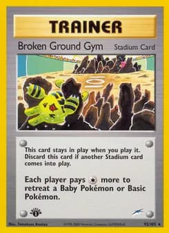 Broken Ground Gym card in English