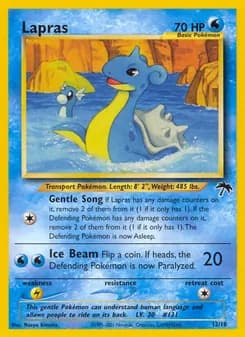 Lapras card in English