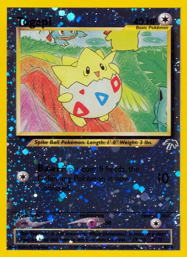 Togepi card in English