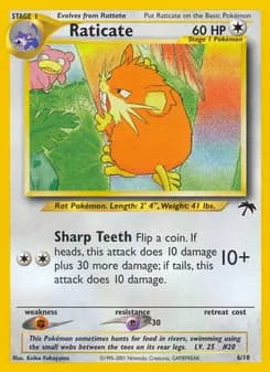 Raticate card in English