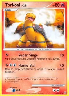 Torkoal card in English