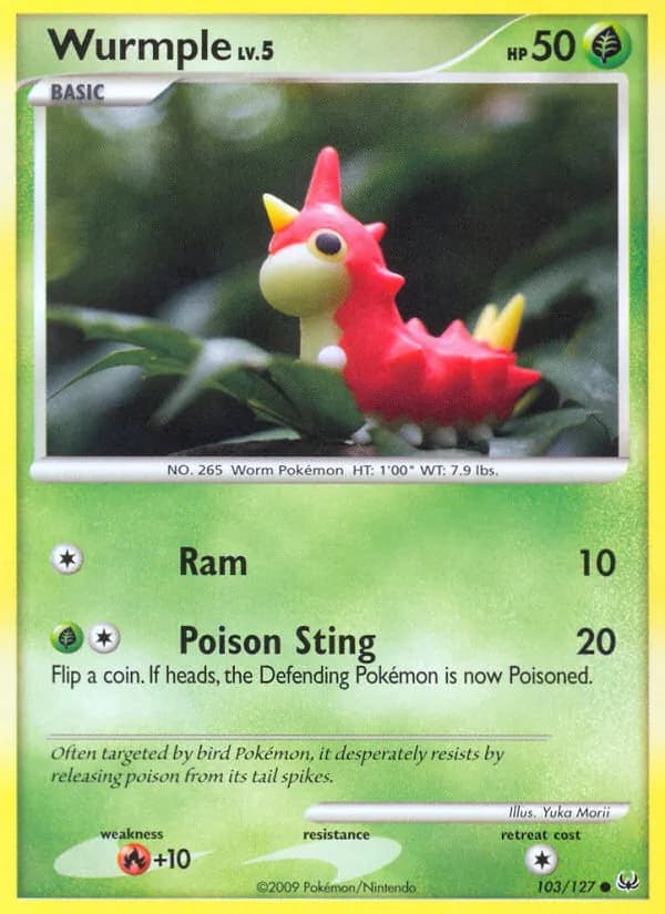 Wurmple card in English