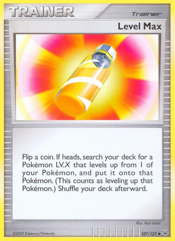 Level Max card in English