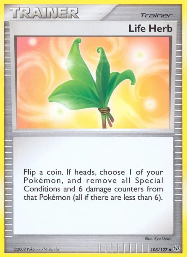 Life Herb card in English