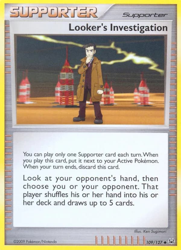 Looker's Investigation card in English
