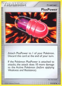 PlusPower card in English