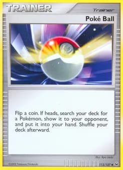Poké Ball card in English