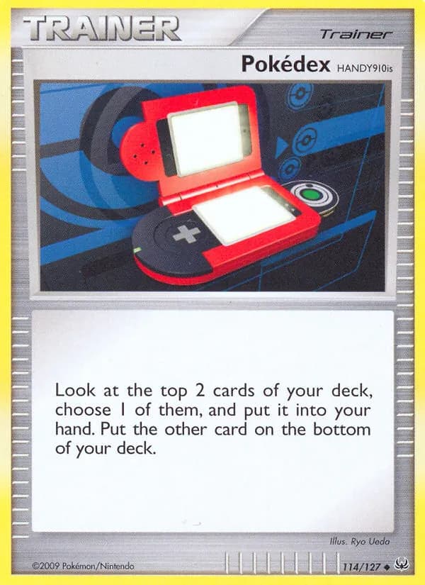 Pokédex HANDY910is card in English