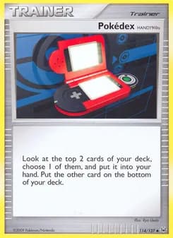 Pokédex HANDY910is card in English