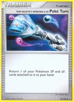 Team Galactic's Invention G-105 Poké Turn card in English