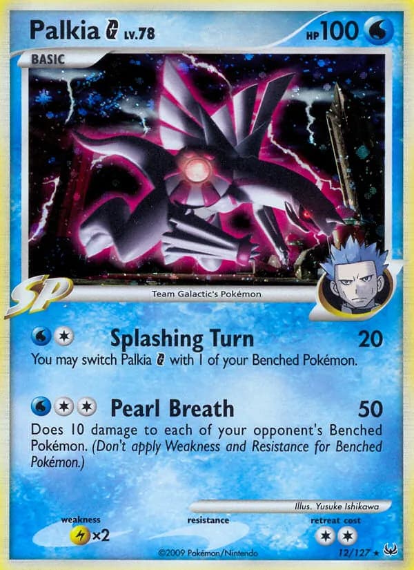 Palkia G card in English