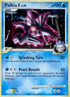 Palkia G card in English