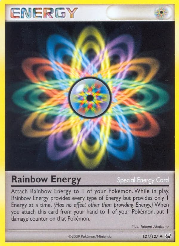 Rainbow Energy card in English
