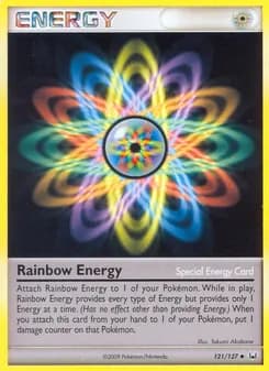 Rainbow Energy card in English