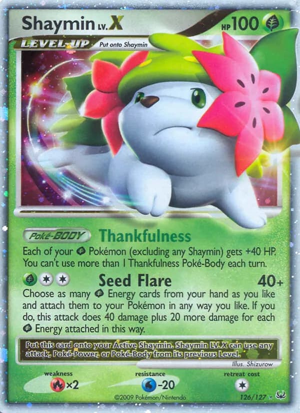 Shaymin card in English