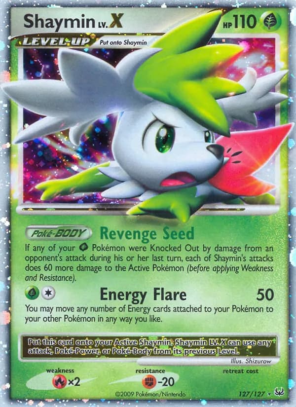 Shaymin card in English