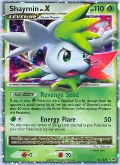 Shaymin card in English