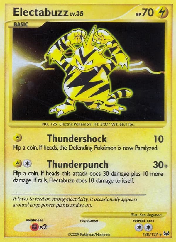 Electabuzz card in English