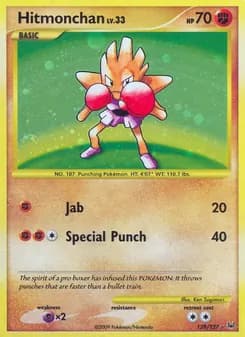 Hitmonchan card in English