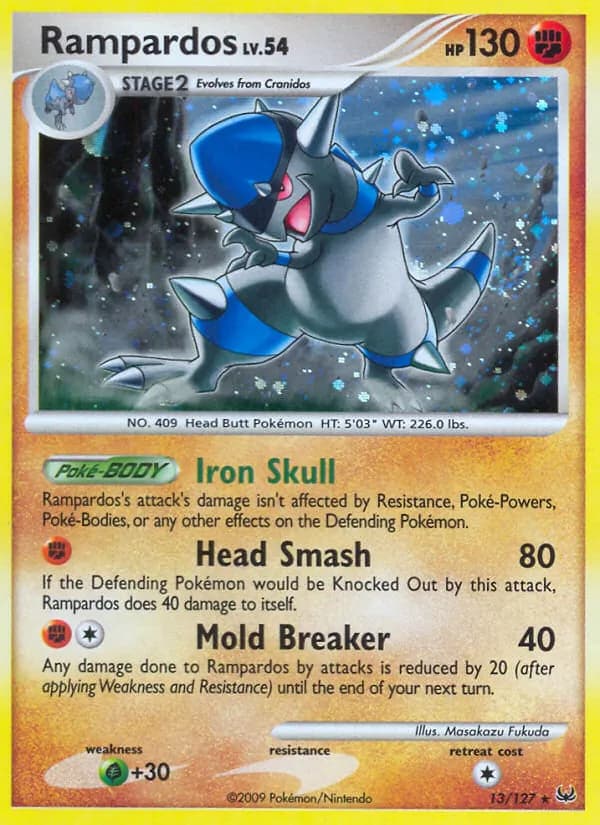 Rampardos card in English