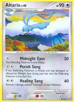 Altaria card in English