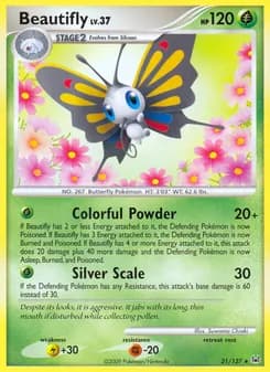Beautifly card in English