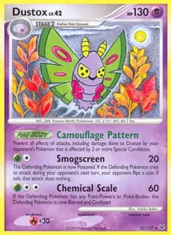 Dustox card in English