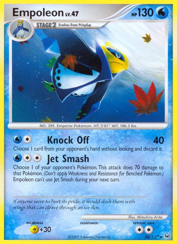 Empoleon card in English
