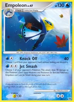 Empoleon card in English