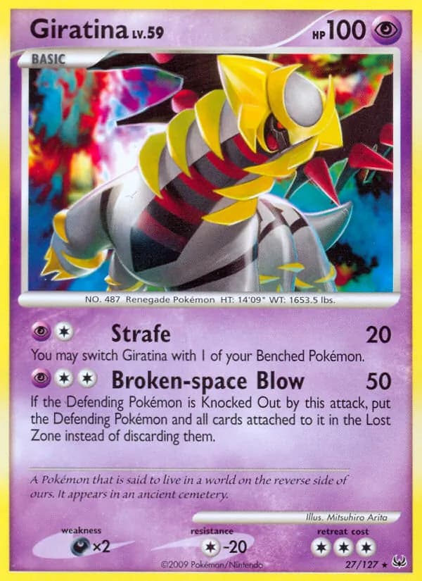 Giratina card in English