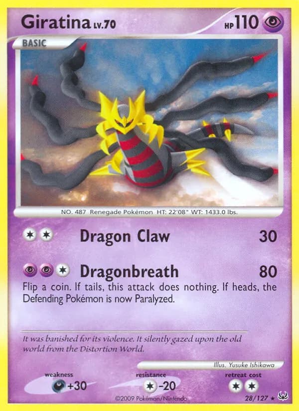 Giratina card in English