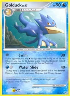 Golduck card in English