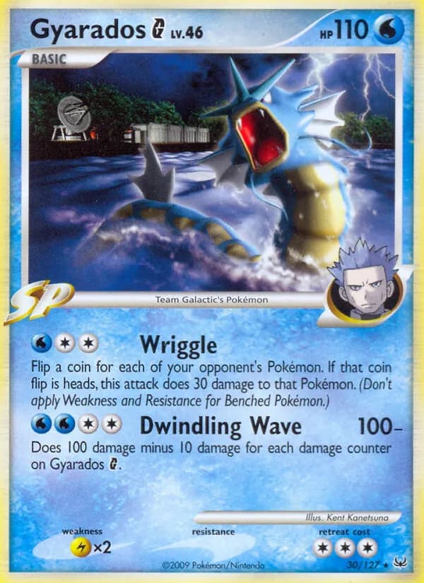 Gyarados G card in English