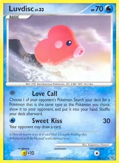 Luvdisc card in English