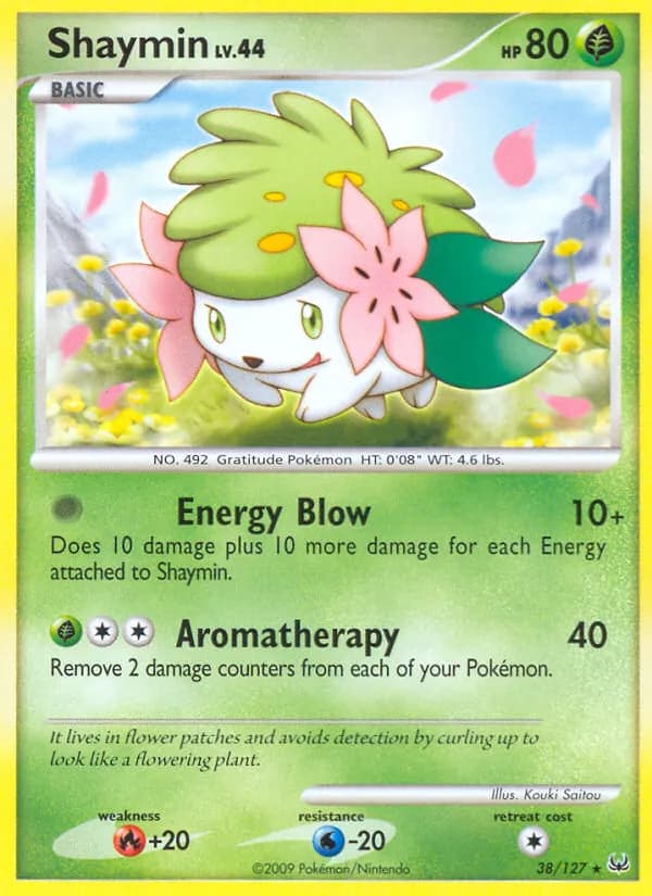 Shaymin card in English