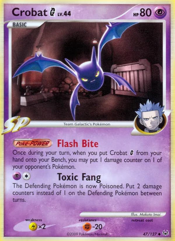 Crobat G card in English