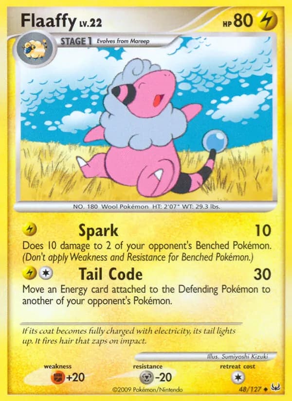 Flaaffy card in English