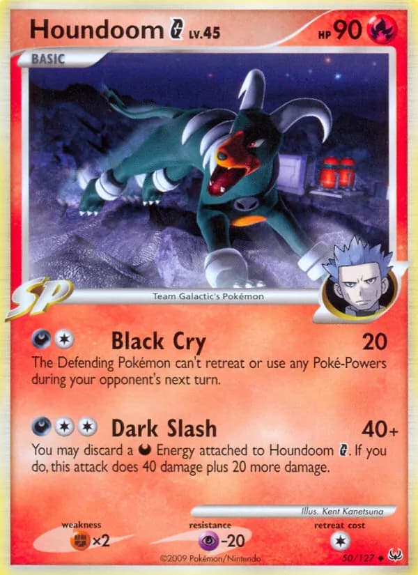 Houndoom G card in English
