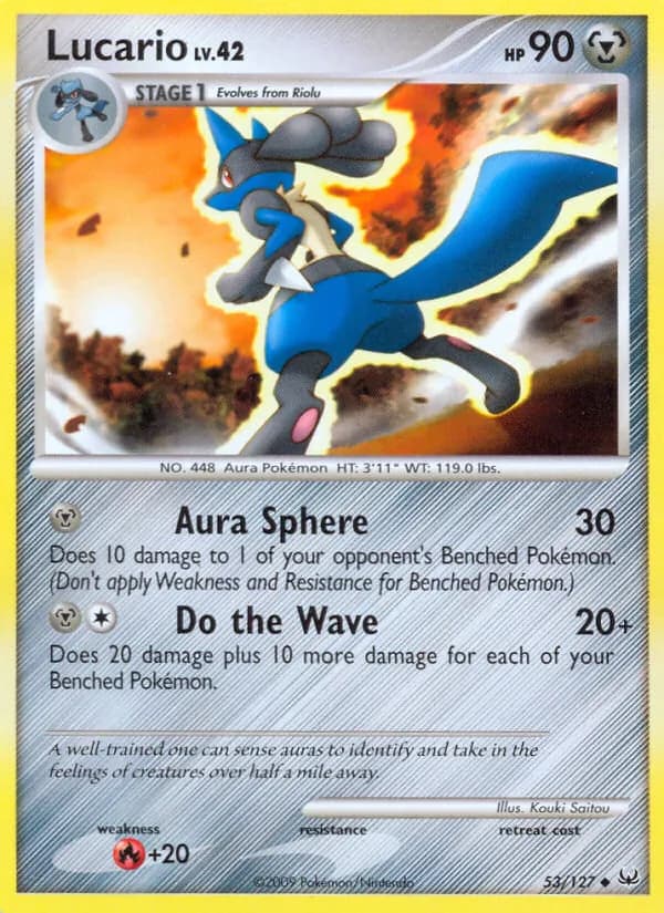 Lucario card in English