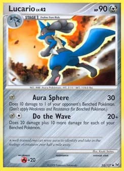 Lucario card in English