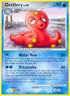 Octillery card in English