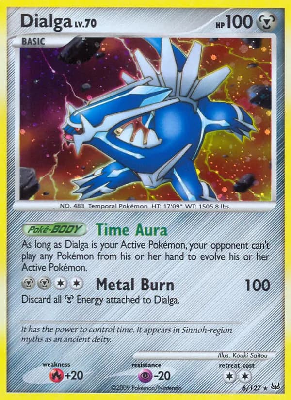 Dialga card in English