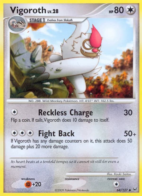 Vigoroth card in English