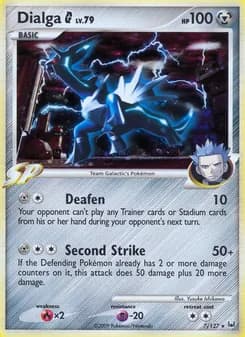 Dialga G card in English