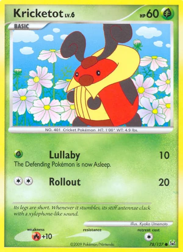 Kricketot card in English