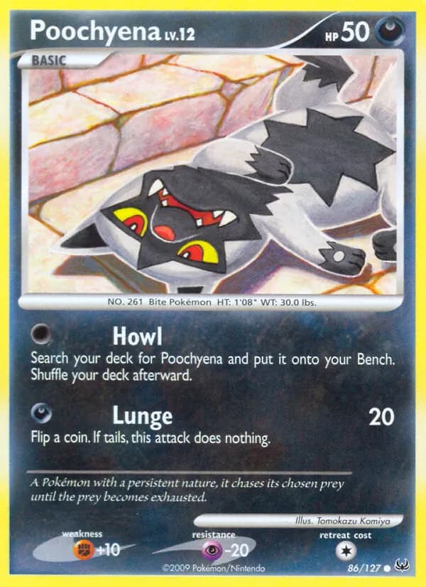 Poochyena card in English