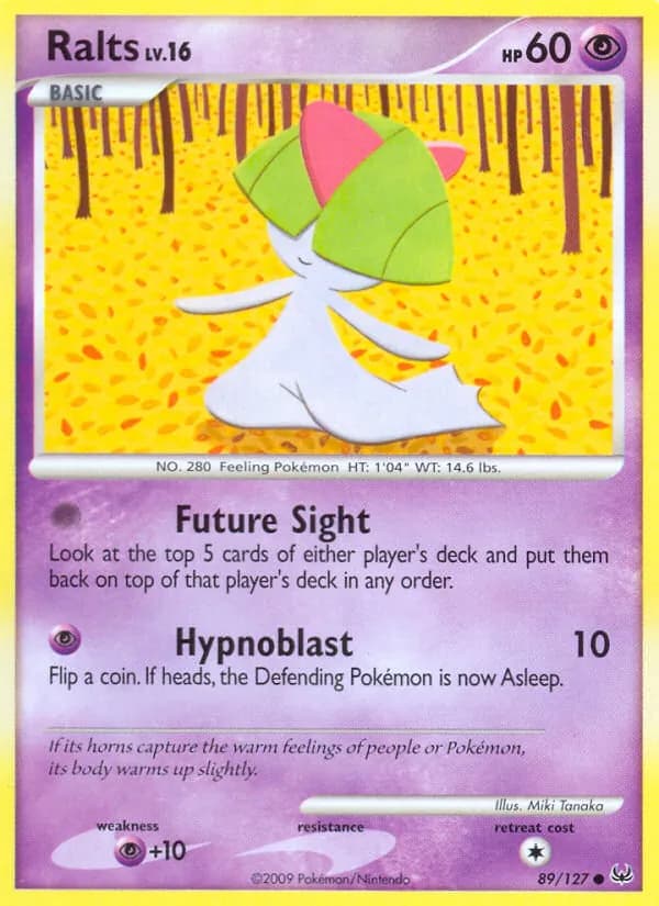 Ralts card in English