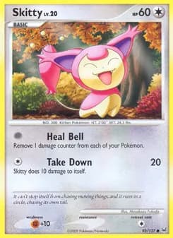 Skitty card in English