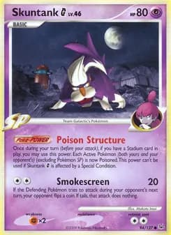 Skuntank G card in English