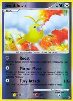 Swablu card in English